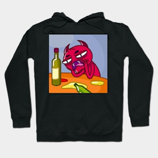 The Red Devil is a drunkard Hoodie